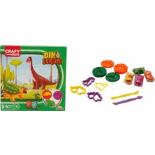 Aesco Crafy Oyun Hamur Set Kçk.dino 14PRÇ.