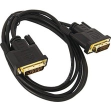 Aesco Alfais AL-4577 DVI To DVI Monitör Ekran Kablosu Ara Bağlantı Dvi-D 24+1 1.8m