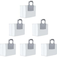 Aesco Lin Grup Roborock S8 Pro S8 Plus ve Maxv Ultra ile ile Uyumlu Toz Torbası - 6 Adet