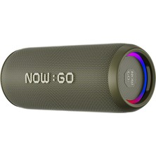 Aesco Nowgo F6 20W Rgb Speaker Su Geçirmez Taşınabilir Kablosuz Bluetooth Hoparlör Yeşil
