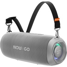 Aesco Nowgo F8 40W Rgb Speaker Su Geçirmez Taşınabilir Kablosuz Bluetooth Hoparlör Gri