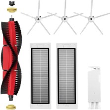 Aesco Apzovo Xiaomi Roborock S5 Max S6 Max S6 Pure S6 Maxv S50 S51 S55 S60 S65 S5 S6 Elektrikli Süpürge Için Aksesuar Kiti. Roborock Ana Fırça Hepa Filtre Yan Fırçaları Için Yedek Parçalar