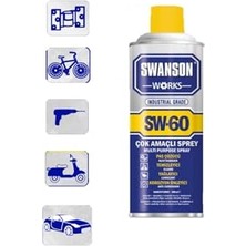 Aesco Adel Swanson Pas Sökücü Yağlayıcı Temizleyici Korozyon Önleyici Sprey 400ML SW60400SW60