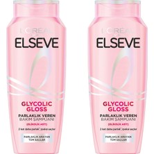 Aesco Elseve Glycolic Gloss Mükemmel Parlaklık Veren Şampuan 2'li Set