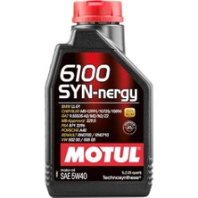 Aesco 6100 Syn-Nergy 5W-40 1 Lt Dizel Benzinli Motor Yağı