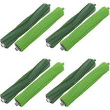 Aesco Loveco 4 Set Aksesuar Kauçuk Fırça Roomba E Serisi E5 E6 E7, I Serisi I7 I7+ I8 I8+ I3 I3+ I6 I6+ I5 I4 I2 I1 I1+, J Serisi J7+ J5 J6 J7 J8 J7 Robotics Rulo Fırça Yedek Parça