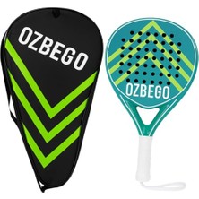 Aesco Padel Raket Seti %100 Tam Karbon - Çanta, 2 Overgrips, Bilek Desteği ve Koruyucu Film Içerir - Yeni Başlayanlar ve Ileri Düzey Kullanıcılar Için - Hafif ve Dayanıklı - Siyah ve Yeşil