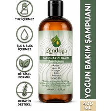 Aesco Yoğun Keratin & Kolajen Kompleks Onarıcı Şampuan - Doğal, Sülfatsız & Tuzsuz 400 ml