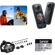 Aesco X5 Aksiyon Kamerası - Kayak Kiti 256 GB