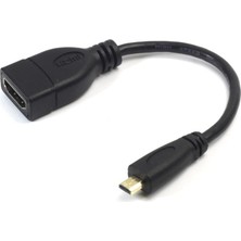 Aesco Micro Mikro HDMI Çevirici Dönüştürücü Adaptör Kablosu 15CM