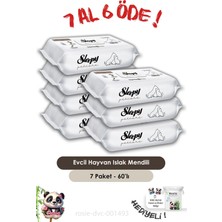 Aesco Sleepy 7 Al 6 Öde Petcare Evcil Hayvan Islak Havlusu 60'lı ve Rosıe