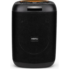 Aesco Hepu HP-S53 60W Bluetooth Taşınabilir Hoparlör – 8 Inç 3600 Mah Batarya Renkli LED Işık Dijital Ekran 10 Metre Kablosuz Bağlantı