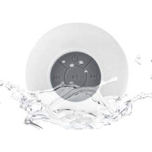 Aesco Oem Su Geçirmez Mini Bluetooth Duş Hoparlörü, Beyaz