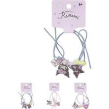 Aesco Sanrio Kuromi Lisanslı Saç Lastiği (2 Adet)