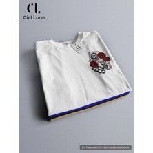 Mondschein Unisex King And Rose Özel Tasarım - Oversize T-Shirt
