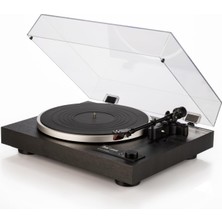 Aesco Dual Cs 418 Siyah Ahşap Manuel Belt-Drive Pikap/plakçalar (Dahili mm Preamfi, 2m Red Iğne ve Kartuş)