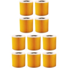 Aesco Marketto Karcher A 2003 Uyumlu Süpürge Silindirik Filtresi 10 Adet