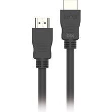 Aesco Bix NHD02 4K@60Hz Yüksek Hızlı HDMI & Ethernet Kablosu, 18GBPS Veri Aktarım Hızı, HDMI 2.0, Full Hd 3D Ready Teknolojisi, Pvc Kaplama, Bilgisayar Monitörü, UHD Tv, Ps5, Ps4 Uyumlu 2 Metre Kablo