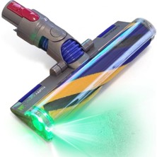 Aesco Dyson V7 V8 V10 V11 V15 GEN5DETECT Ile Uyumlu Lazer Işıklı Fluffy Süpürge Başlığı