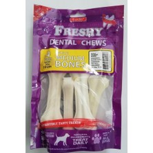 Aesco Irem Freshy Beyaz Press Deri Köpek Çiğneme Kemiği. 35-40GR 4 Adet. 145GR