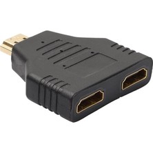 Aesco Lunatic 4744 2 Port HDMI Çoklayıcı Splitter Switch Ekran Çoğaltıcı