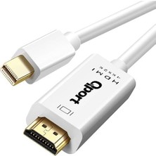 Aesco Qport Q-Dpm 1.8 Metre Mini Display Port HDMI Kablo