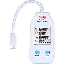 Aesco USB Güç Ölçer LCD USB Test Ü Volt Amper Dijital Güç Kapasitesi Test (UT658C)