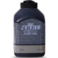Aesco Artdeco Akrilik Boya, 500ML, Siyah 3618