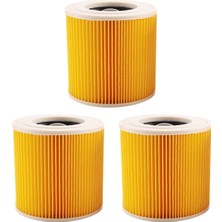 Aesco Marketto Karcher A 2231 Pt Uyumlu Süpürge Silindirik Filtresi 3 Adet