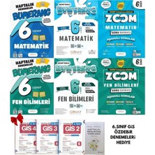 Günay Yayınları 2026-2027 Maarif Modele Uygun 6 Sınıf Matematik-Fen Bumerang Etkinlikli Defter Konu -32 Haftalık Denemeler ve Zoom Soru Bankası