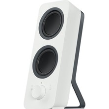 Aesco Logitech Z207 Bluetooth Bilgisayar Hoparlörü, 20 Ince ve Hafif Tasarım, Beyaz