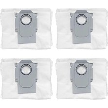 Aesco Popüler 4 Adet Toz Torbası Roborock Q7+, Q7 Max+, S8 Pro Ultra, S8+, S7 Maxv Ultra, Q5+ ile Uyumlu