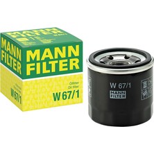 Aesco Mann Filter W67/1 Yağ Filtresi