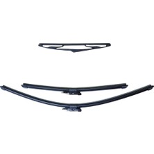 Aesco Ön Cam Arka Cam Silecek Nissan Qashqai J10 ile Uyumlu 2007-2013
