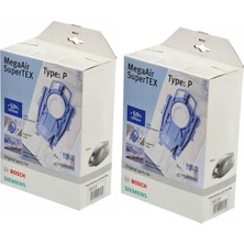 Aesco Siemens ile Uyumlu Vs 08G 2511 Süpürge Toz Torbası 8 Adet (2 Kutu)