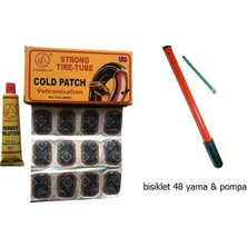 Aesco Bisiklet Plastik Pompa Rekorlu & Yama Seti