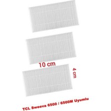 Aesco Lin Grup Tcl Sweeva 6500 / 6500M ile ile Uyumlu 3 Adet Hepa Filtre