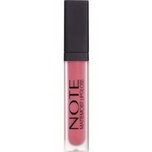 Aesco Note Cosmetıque Mattemoist Lipgloss 409 Angel Yarı Mat Saten Bitişli Likit Ruj - Pembe
