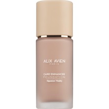 Aesco Alix Avien Kırışıklık Karşıtı Nemlendirici SPF30 Parlak Bitişli Fondöten Care Enhancer 805 Ivory