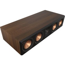 Aesco Klipsch RP-504C Iı Merkez Hoparlör - Referans Serisi, Titanyum Lts Tweeter, 90° x 90° Silikon Kompozit Tractrix® Horn, Sağlam, Esnek ve Çıkartıp Takılabilen Ön Izgara, Ceviz