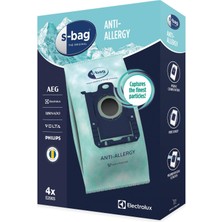 Aesco Electrolux E206S S-Bag 3 Katmanlı Elektrikli Süpürge Torbası, 4'lü Paket