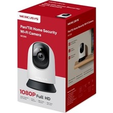 Aesco Mercusys MC200 | 1080P Güvenlik Wi-Fi Kamerası | 360° Görüş | Gece Görüşü | Akıllı Hareket & Kişi Algılama | Çift Yönlü Ses | Microsd & Bulut Depolama | Smartthings, Alexa, Google Assistant Uyumlu