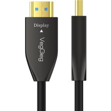 Aesco Veggieg 8K/60Hz 4K/120Hz 48GBPS Hdr Arc Hdcp Fiber Optik HDMI 2.1 Kablo 50 Metre
