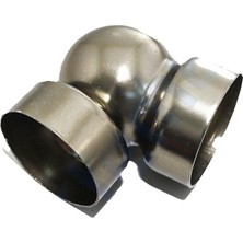 Aesco Katar Boş Küre Topuz Dirsek Bronz 16MM 5'li Paket