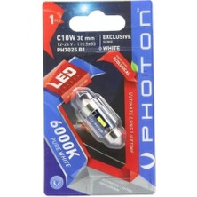 Aesco Photon Ampul C10W 12-24V Exclusive Cb 31MM Sofit LED (Tekli Blister) - Pht PH7025 B1
