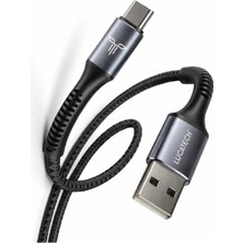 Aesco Lucatech Usb-Type C Ultra Dayanıklı Yüksek Veri Aktarımlı Şarj Kablosu