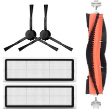 Aesco Mop Pro 2+3d (Dikkat: Kameralı-Plus Global) Xiaomi Uyumlu Yedek Mopsuz Fırça Hepa Filtre Seti-5 Parça