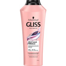 Aesco Gliss Split Hair Miracle Kırık Uçları Mühürleyen Şampua - Iyonik Kompleks ve Üzüm Çekirdeği Yağı ile 360 ml