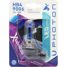 Aesco Photon Hb4 9006 12V 55W Xen Vision Ampul, Beyaz