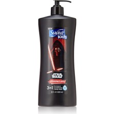 Aesco Suave Kids Spider-Man 3’ü 1 Arada Şampuan Saç Kremi ve Duş Jeli 828ML